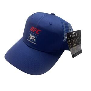 NWT UFC X Bud Light Meshback Hat Cap Adjustable